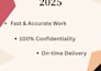 provide data entry telecalling and virtual assistance tasks